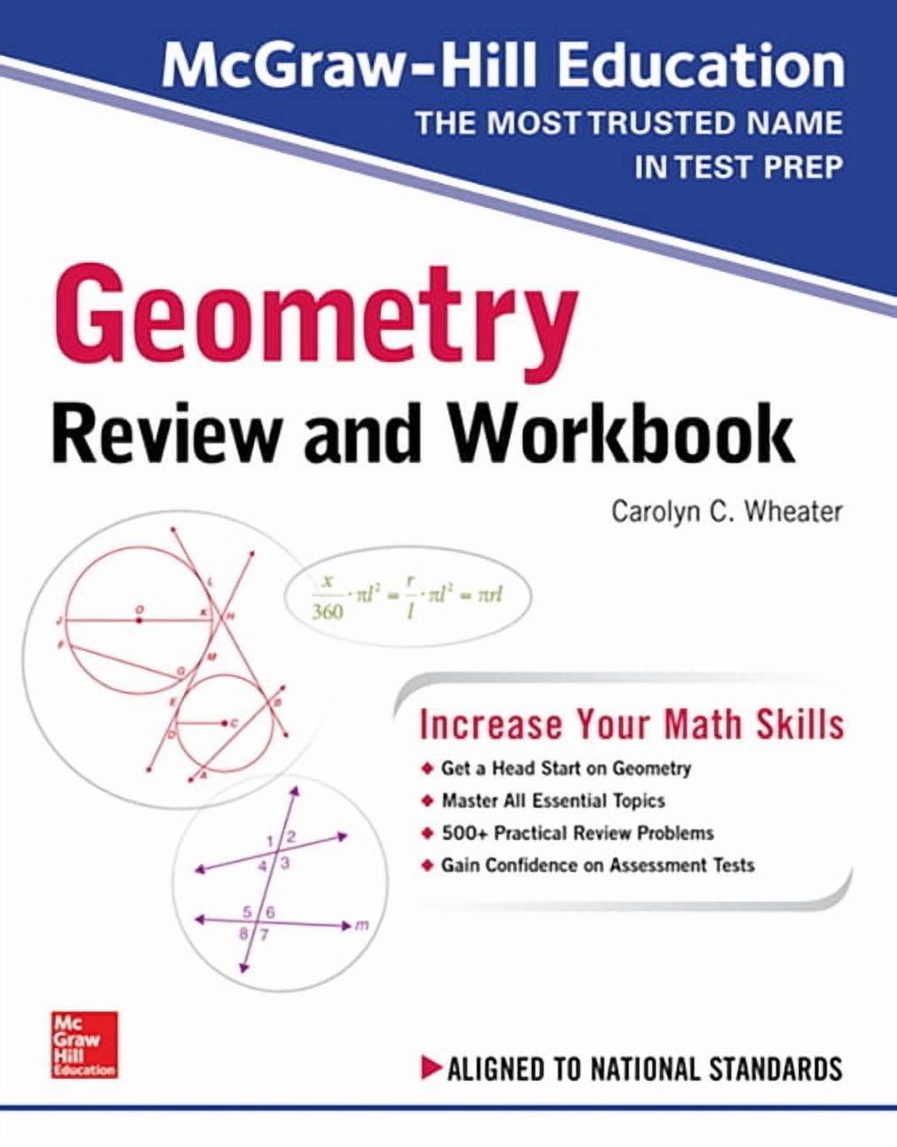 CAROLYN WHEATER McGraw-Hill Education Geometry Review and Workbook, (Paperback)