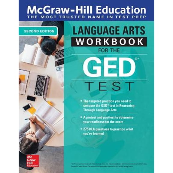 Pre-Owned McGraw-Hill Education Language Arts Workbook for the GED Test, Second Edition (Other)