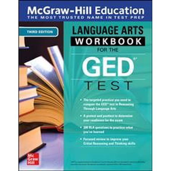 Pre-Owned McGraw-Hill Education Language Arts Workbook for the GED Test, Third Edition (TEST PREP) Paperback