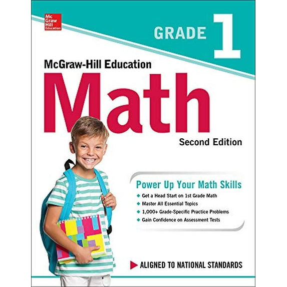 Pre-Owned McGraw-Hill Education Math Grade 1, Second Edition (Paperback) 1260116832 9781260116830