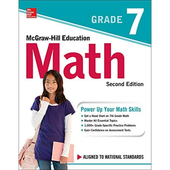 Pre-Owned McGraw-Hill Education Math Grade 7, Second Edition (TEST PREP) Paperback
