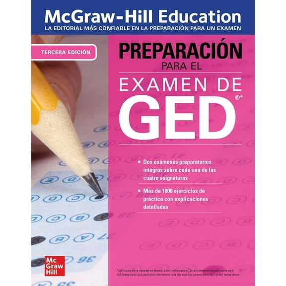 McGraw-Hill Education Preparacion Para El Examen de Ged, Tercera Edicion, (Paperback)
