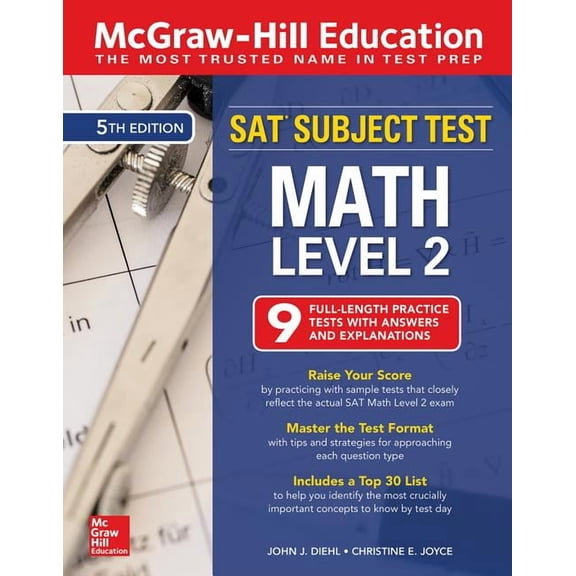 McGraw-Hill Education SAT Subject Test Math Level 2, Fifth Edition (Paperback)
