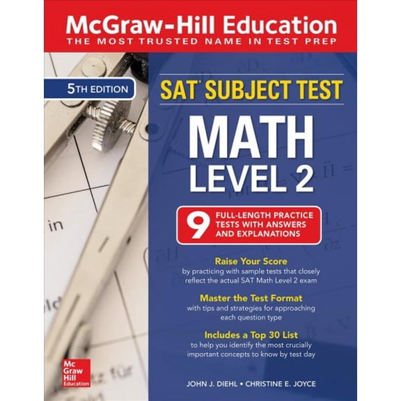 Pre-Owned McGraw-Hill Education SAT Subject Test Math Level 2, Fifth Edition (Paperback)