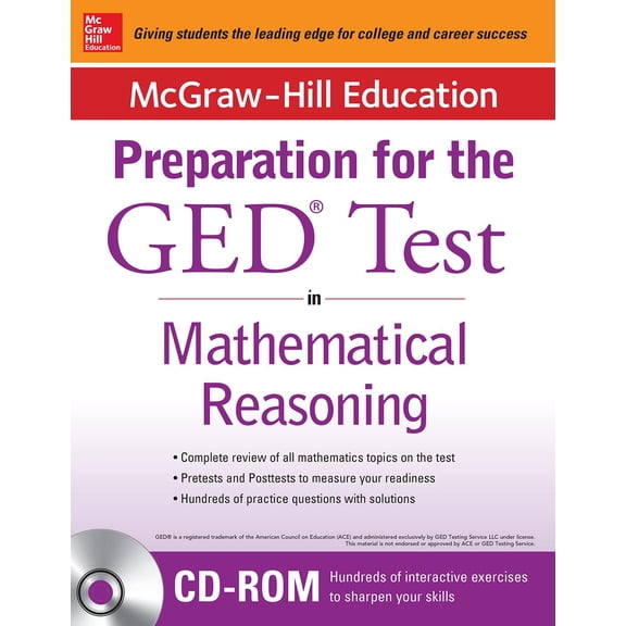 McGraw-Hill Education Strategies for the GED Test in Mathematical Reasoning with CD-ROM