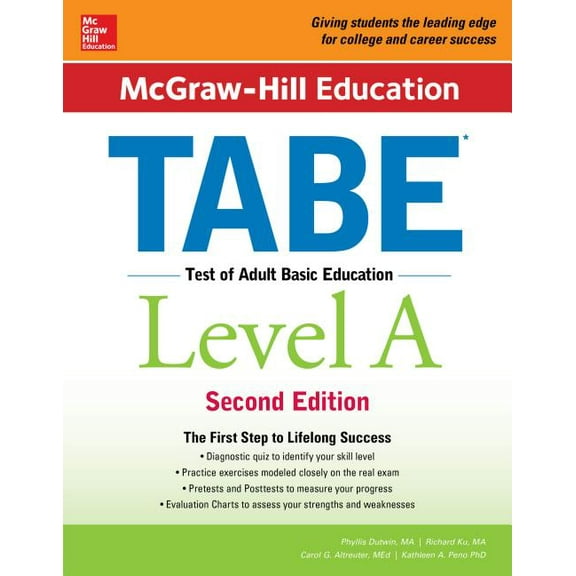McGraw-Hill Education Tabe Level A, Second Edition, (Paperback)