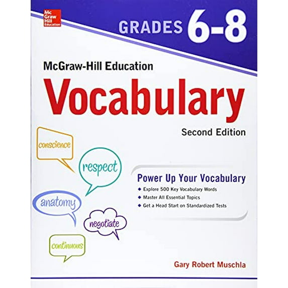 Pre-Owned McGraw-Hill Education Vocabulary Grades 6-8, Second Edition (Paperback)