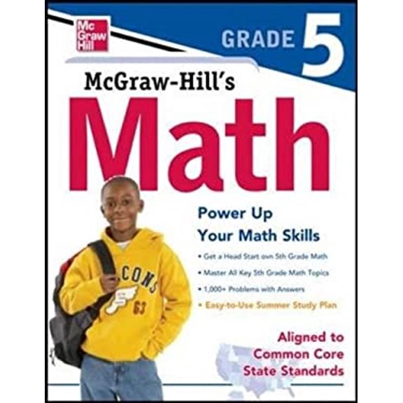 Pre-Owned McGraw-Hill Math Grade 5 (Paperback) 0071775587 9780071775588