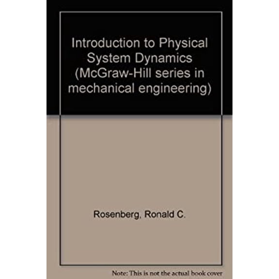 Pre-Owned Introduction to Physical System Dynamics (Hardcover) 0070539057 9780070539051