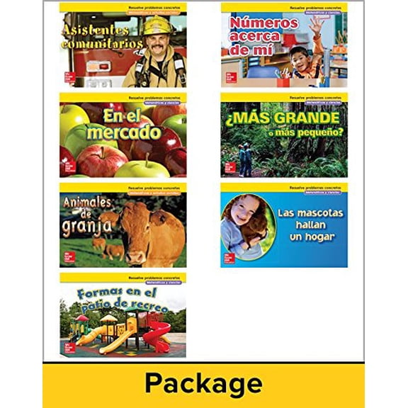 Pre-Owned McGraw-Hill My Math, Grade K, Spanish Real-World Problem Solving Reader Package for My Learning Station (Elementary Math Connects) Paperback