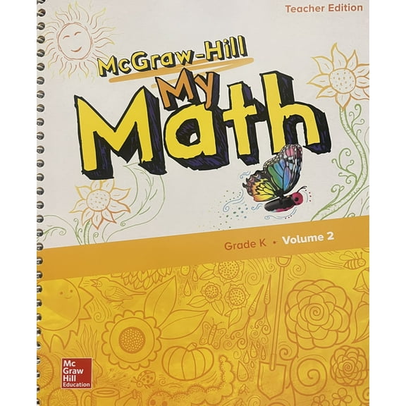 Pre-Owned McGraw-Hill My Math, Grade K, Teacher Edition, Volume 2 9780079057808 0079057802 -