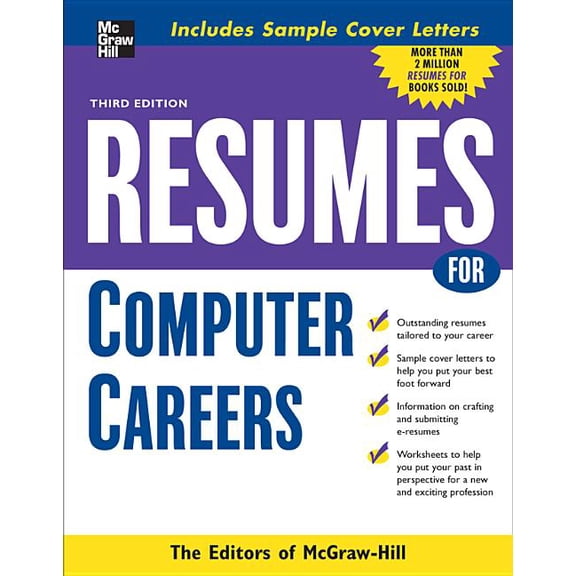 McGraw-Hill Professional Resumes Resumes for Computer Careers, (Paperback)