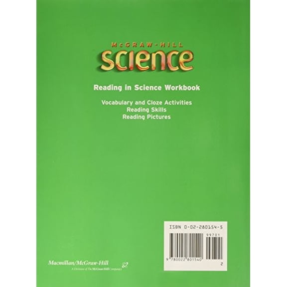 Pre-Owned McGraw-Hill Science, Grade 2, Reading in Science Workbook, (Paperback)