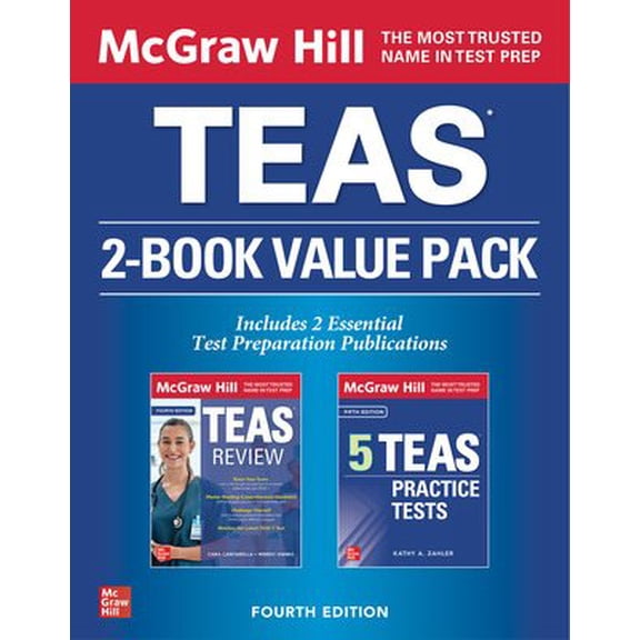 Pre-Owned McGraw Hill Teas 2-Book Value Pack, Fourth Edition (Other)