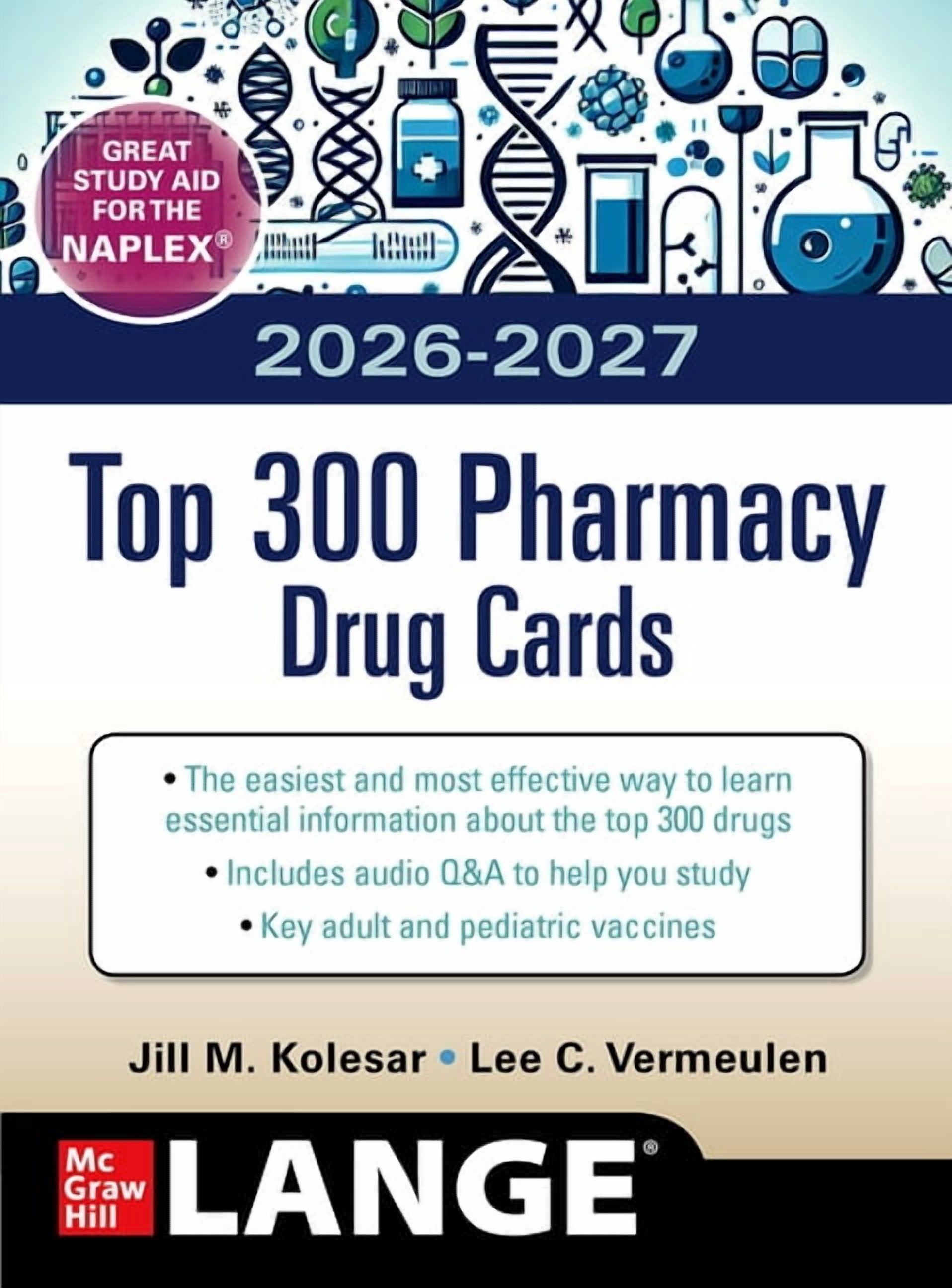 McGraw Hill's 2026-2027 Top 300 Pharmacy Drug Cards, (Hardcover