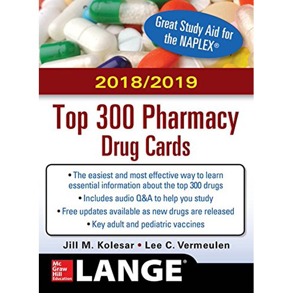 Pre-Owned McGraw-Hill's 2018/2019 Top 300 Pharmacy Drug Cards (Other)