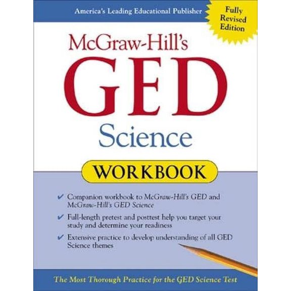 Pre-Owned McGraw-Hill's GED Science Workbook, 9780071407052, 0071407057, Paperback, 1 edition