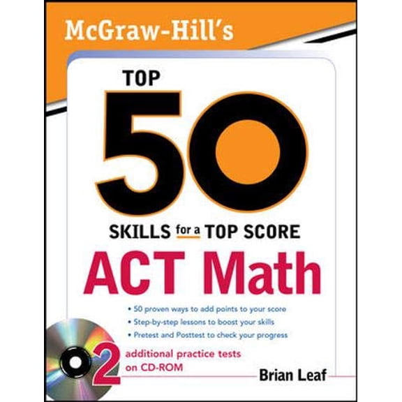Pre-Owned McGraw-Hill's Top 50 Skills for a Top Score: ACT Math (Paperback) by Brian Leaf