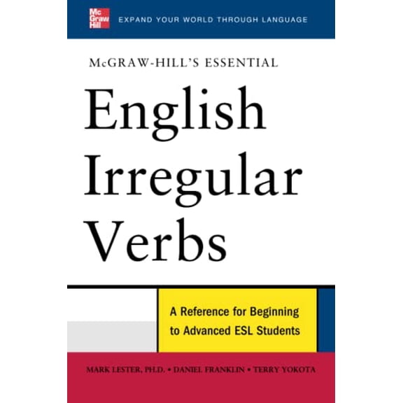 Pre-Owned McGraw-Hill's Essential English Irregular Verbs (Paperback) 0071602860 9780071602860