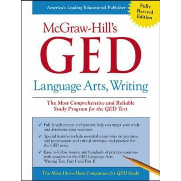 Pre-Owned McGraw-Hill's GED Language Arts, Writing (Paperback) 0071407081 9780071407083