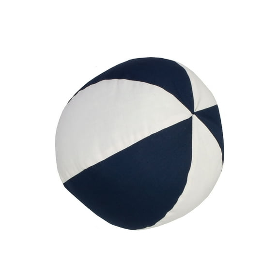 McGregor Beach Ball Pillow - Navy and White