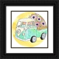 thumbnail image 1 of McGuire, Catherine 20x20 Black Ornate Wood Framed with Double Matting Museum Art Print Titled - Flower Truck Collection C, 1 of 4