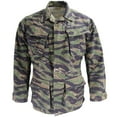 thumbnail image 1 of McGuire Gear Vietnam Military Fatigue "Jungle Jacket" Shirt, Ripstop Fabric, Slanted Pockets, Made in USA, 1 of 1