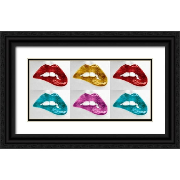 McGuire, Sarah 24x14 Black Ornate Wood Framed with Double Matting Museum Art Print Titled - Luscious Collection