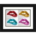 thumbnail image 1 of McGuire, Sarah 24x17 Black Ornate Wood Framed with Double Matting Museum Art Print Titled - Luscious Quartet, 1 of 4