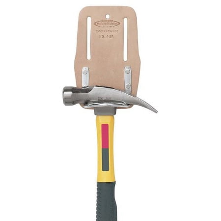 McGuire Steel Hammer Holder, Saddle Leather