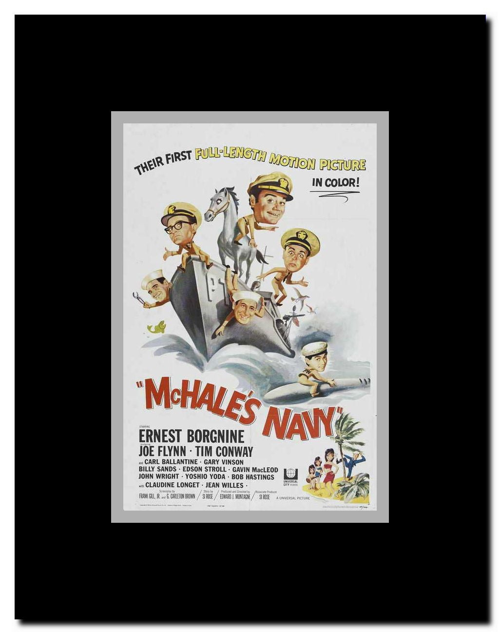 McHale's Navy Framed Movie Poster