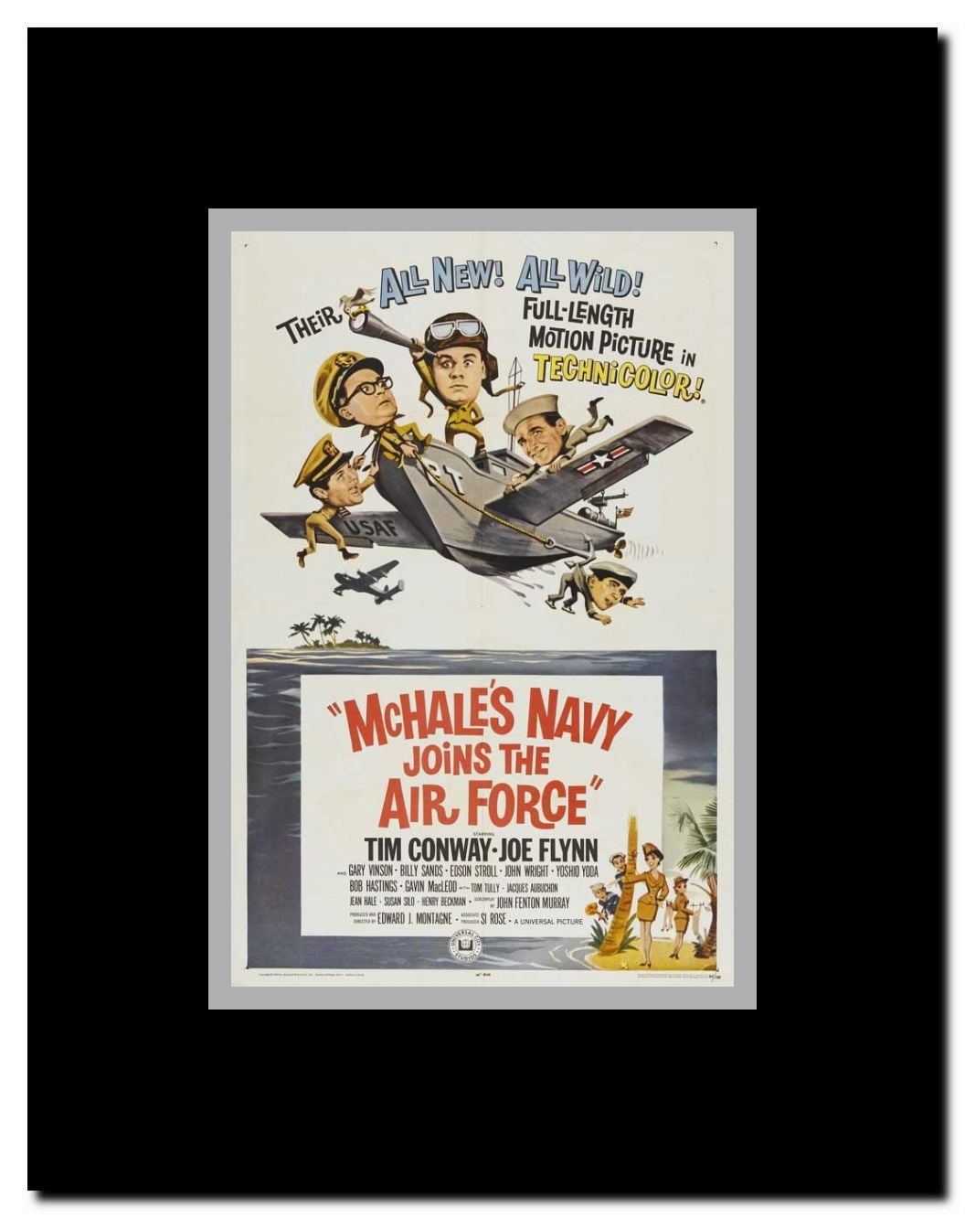 McHale's Navy Joins the Air Force Framed Movie Poster