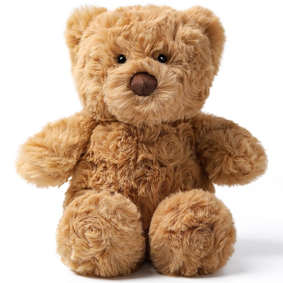 McHugs: Forest Series - Betty Bear - 7" Brown Fuzzy Stuffed Animal Plush, Soft Weighted Cuddle Toy, Cozy Comfort Play-Nap Companion, Baby-Toddler-Kids