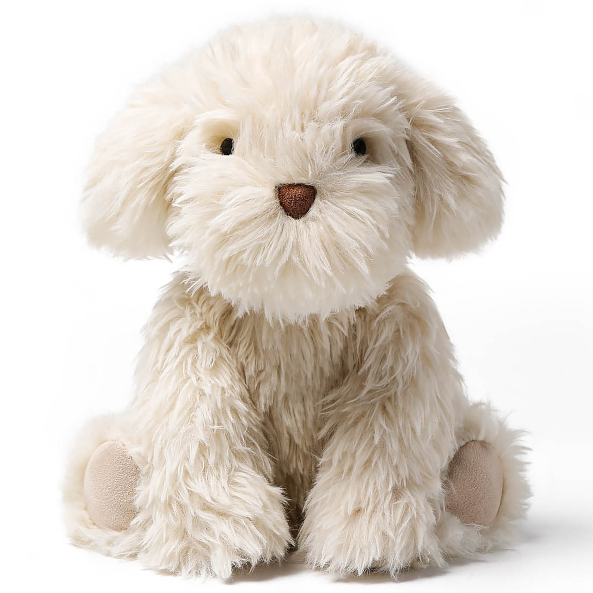 McHugs: Cute Pet Series - Ham Sheepdog - 9.8" White Stuffed Animal Plush, Soft Weighted Cuddle Toy, Cozy Comfort Play-Nap Companion, Baby-Toddler-Kids