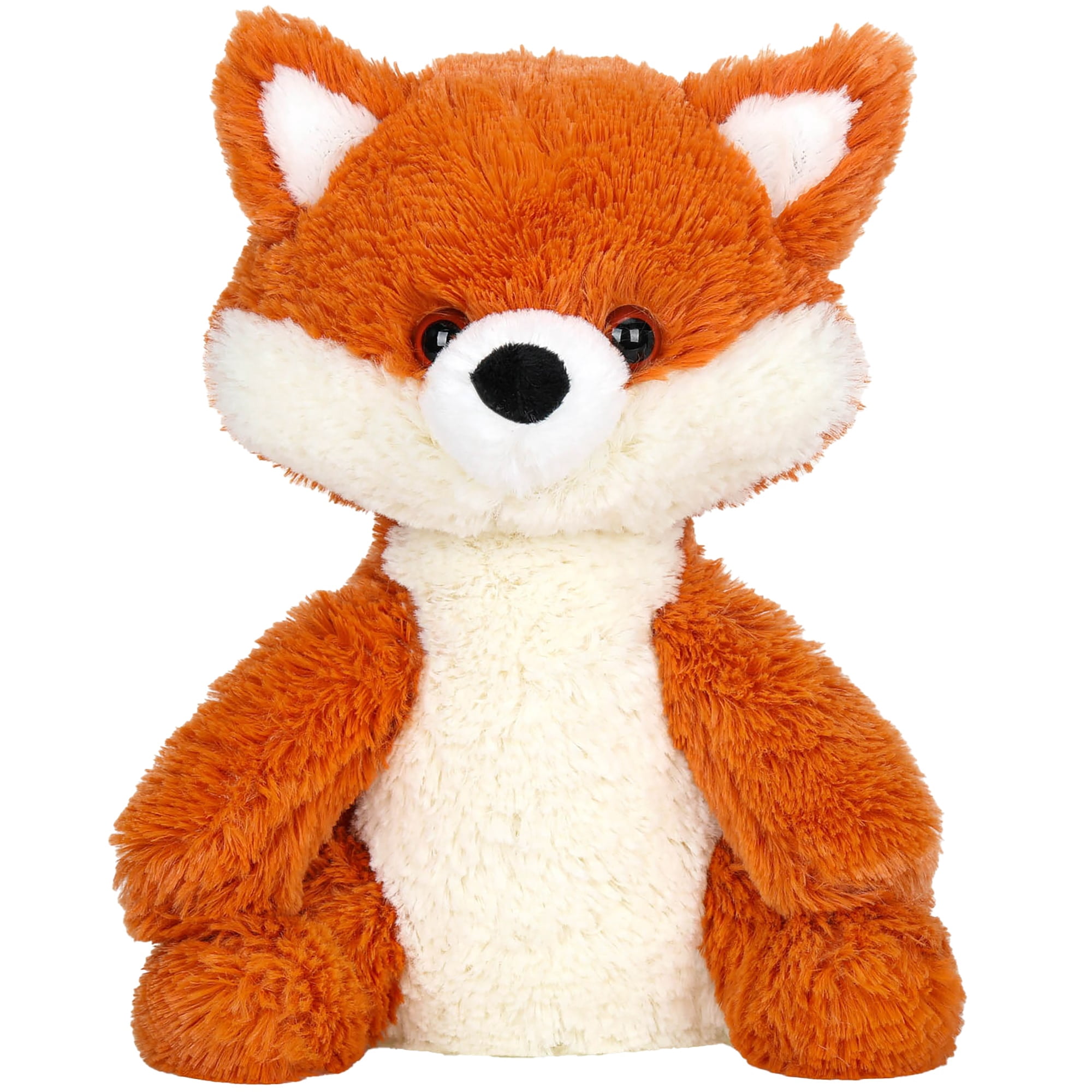McHugs: Forest Series - Elma Fox - 9.8" Orange & White Stuffed Animal Plush, Soft Weighted Cuddle Toy, Cozy Comfort Play Companion, Baby-Toddler-Kids