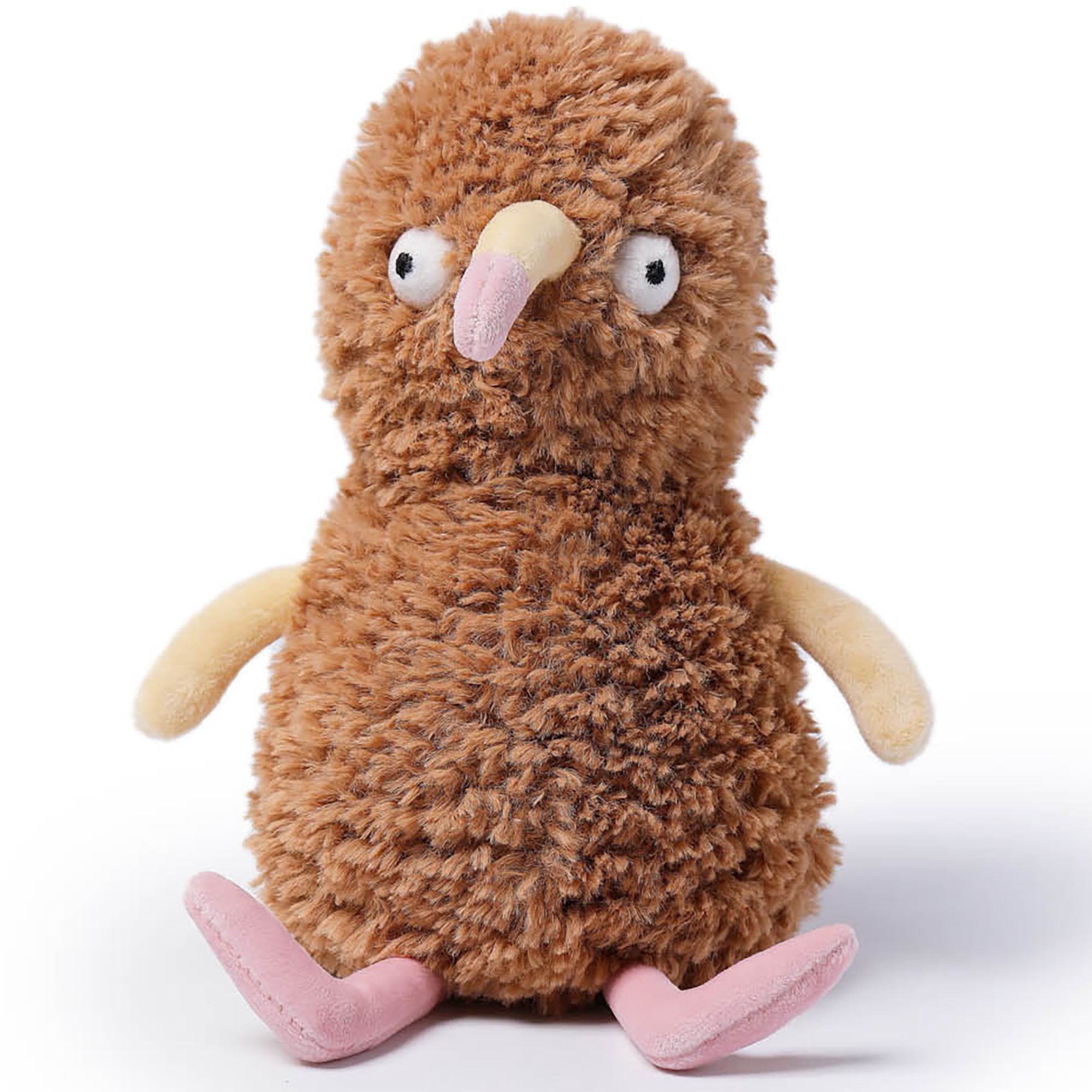 McHugs: Farm Series - Peanut Chicken - 7" Brown Stuffed Animal Plush, Soft Weighted Cuddle Toy, Cozy Comfort Play & Nap Companion, Baby-Toddler-Kids