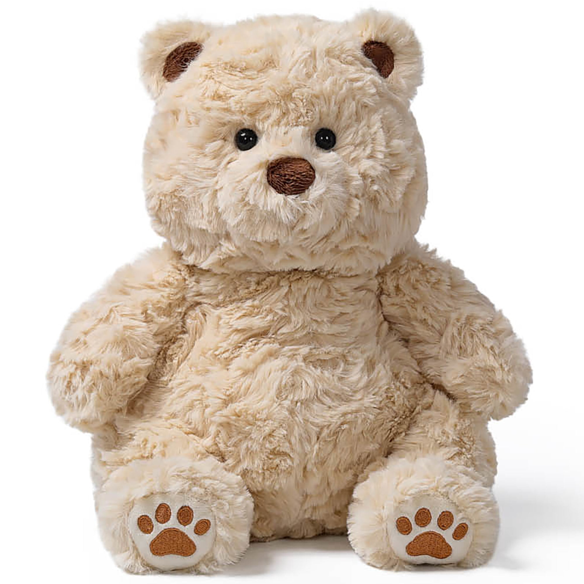 McHugs: Forest Series - Raffles Bear - 9.8" Light Brown Stuffed Animal Plush, Soft Weighted Cuddle Toy, Cozy Comfort Play Companion, Baby-Toddler-Kids