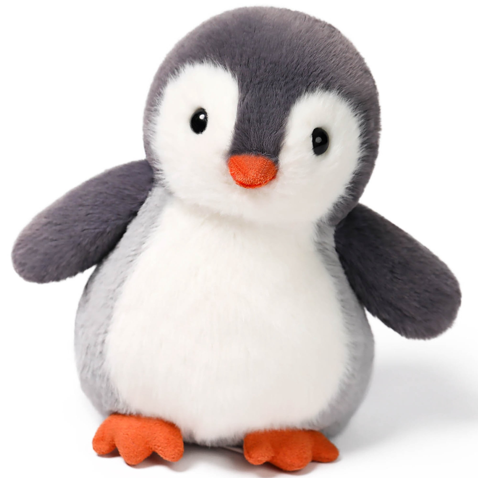 McHugs: Ocean Series - Glacier Penguin - 7" Black-White Stuffed Animal Plush, Soft Weighted Cuddle Toy, Cozy Comfort Play Companion, Baby-Toddler-Kids