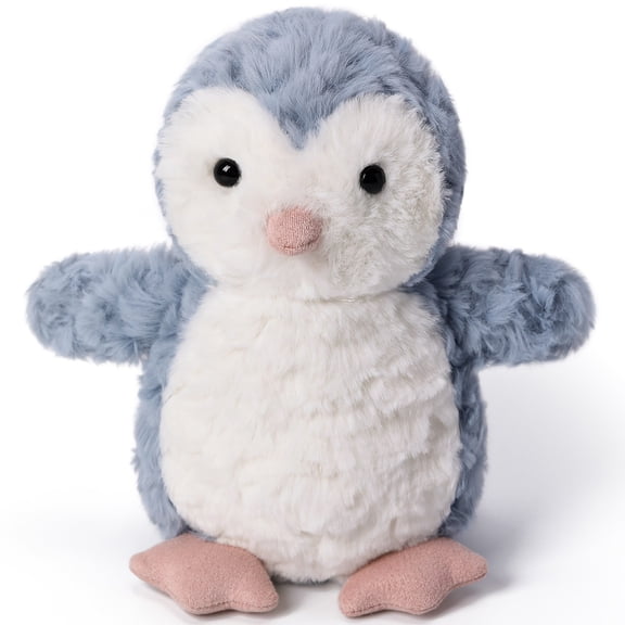 McHugs: Kindergarten Series - Cute Penguin Chick - 7" Blue Stuffed Animal Plush, Soft Weighted Cuddle Toy, Comfort Play Companion, Baby-Toddler-Kid