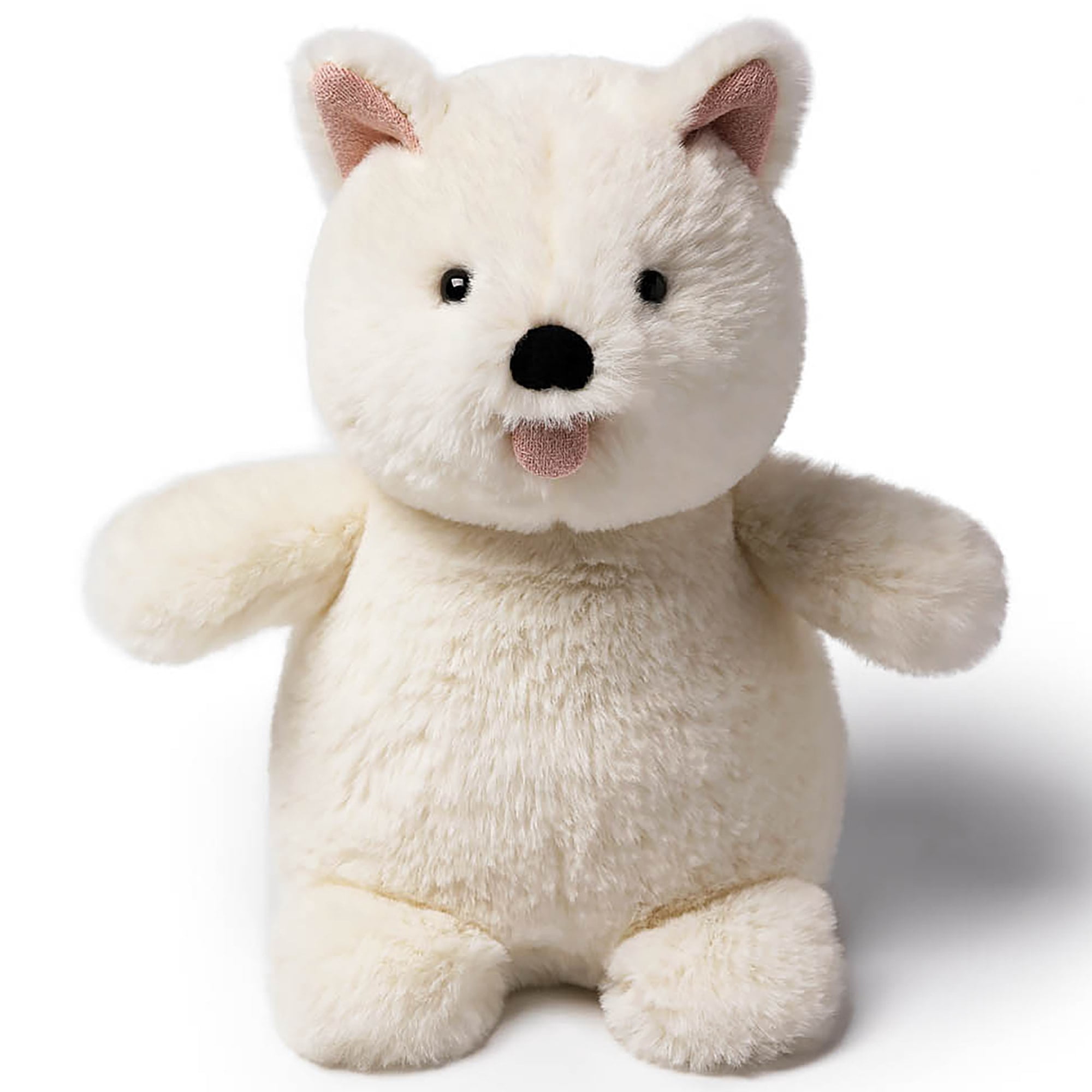 McHugs: Kindergarten Series - Snow White Westie Dog - 7” Stuffed Animal Plush, Soft Weighted Cuddle Toy, Cozy Comfort Companion, Baby-Toddler-Kids