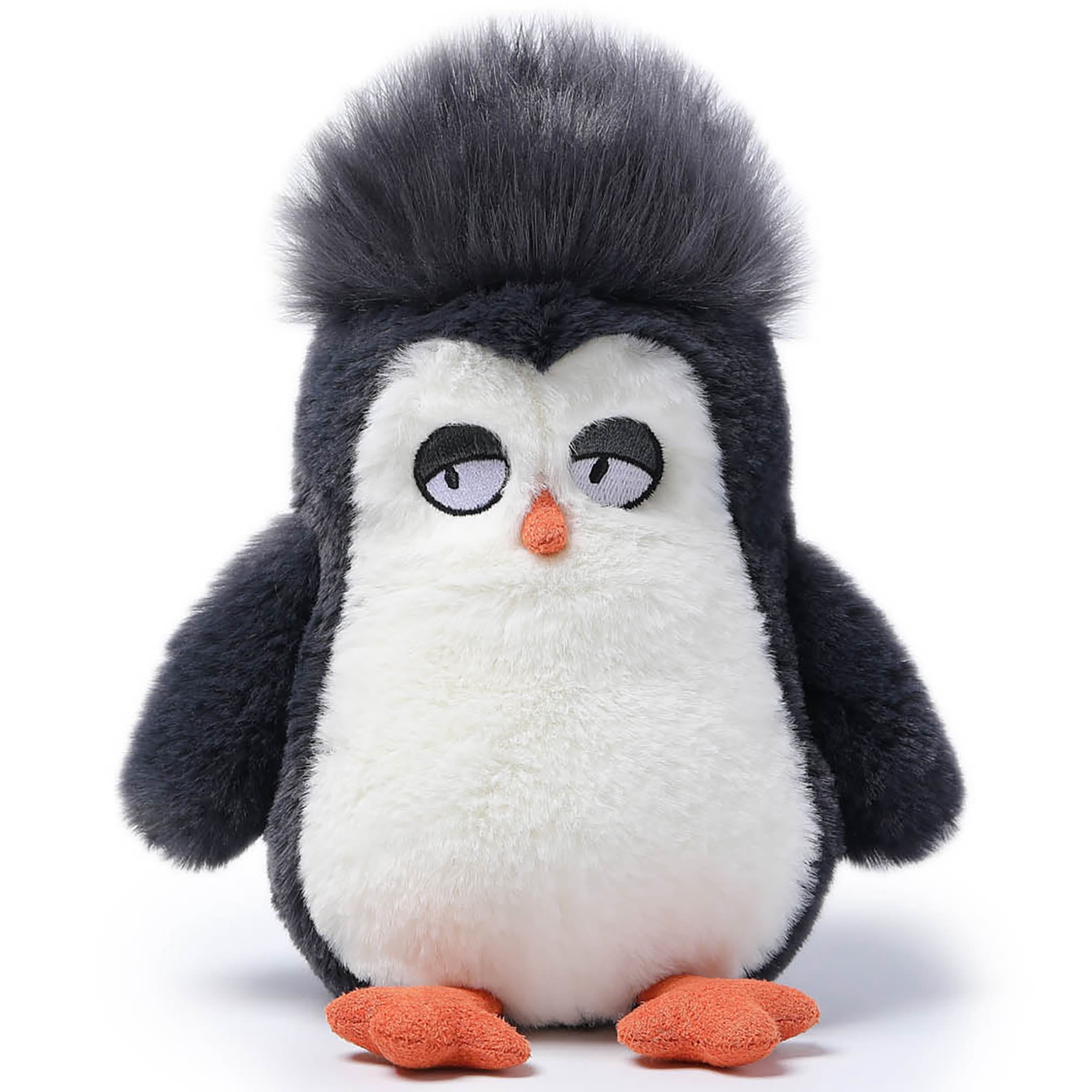 McHugs: Ocean Series - Straight Hair Penguin - 7" Black & White Stuffed Animal Plush, Soft Weighted Cuddle Toy, Cozy Play Companion, Baby-Toddler-Kids