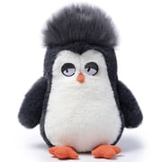McHugs Ocean Series - Straight Hair Penguin - 7" Black & White Stuffed Animal Plush, Soft Weighted Cuddle Toy, Cozy Play Companion, Baby-Toddler-Kids