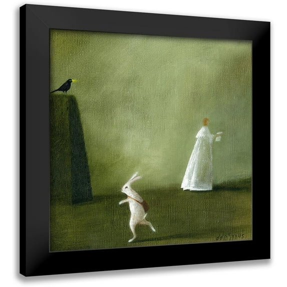 McInnes, DD 20x20 Black Modern Framed Museum Art Print Titled - The Ghost Letter