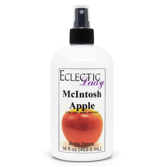 McIntosh Apple Body Spray, Eclectic Lady, Hydrating Mist, Unisex, 16 oz