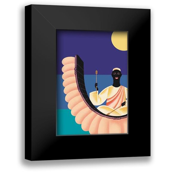 McIntosh, Frank 11x14 Black Modern Framed Museum Art Print Titled - African Rhythm, 1930