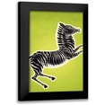 thumbnail image 1 of McIntosh, Frank 11x14 Black Modern Framed Museum Art Print Titled - Zebra, 1933, 1 of 5