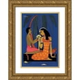 thumbnail image 1 of McIntosh, Frank 18x24 Gold Ornate Wood Framed with Double Matting Museum Art Print Titled - Egypt - The Lotus No Title, 1926, 1 of 4