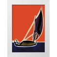 thumbnail image 1 of McIntosh, Frank 23x32 White Modern Wood Framed Museum Art Print Titled - On One of the Seven Seas, 1931, 1 of 4