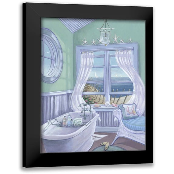 McIntyre, Joelle 15x18 Black Modern Framed Museum Art Print Titled - Coastal Breeze II
