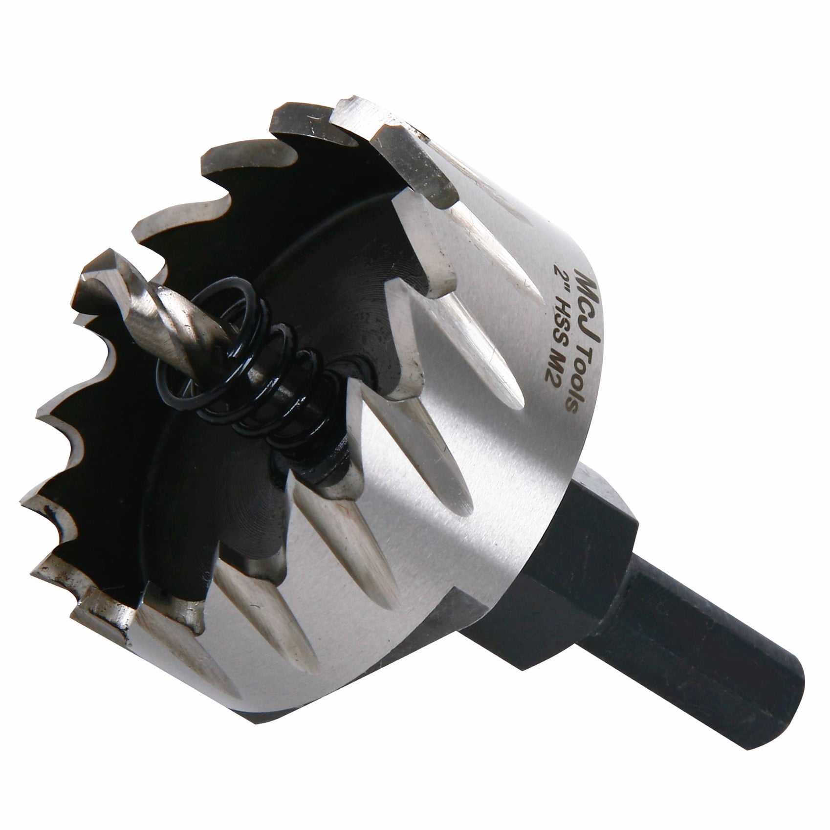 McJ Tools 2 Inch HSS M2 Drill Bit Hole Saw for Metal, Steel, Iron